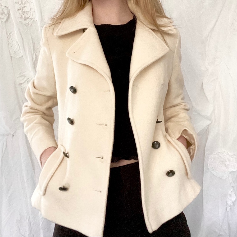 Maresima cream trench coat